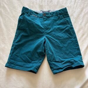 Boys Tommy Hilfiger teal shorts